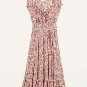 ISO old navy smocked waist-defined floral dress
